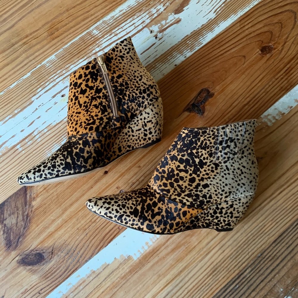 Matisse Women's Leopard Wedge Nugent Bootie